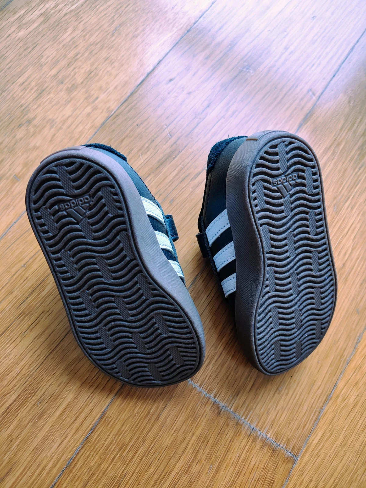 Tênis infantil adidas original Vl Court para skate toddler – photo 7